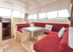 Interior image of boat